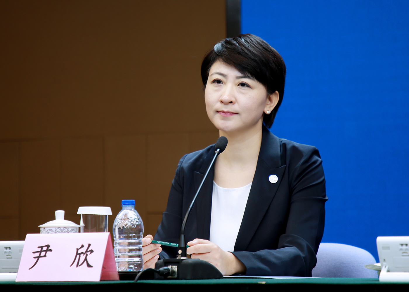 上海市政府新闻发言人尹欣